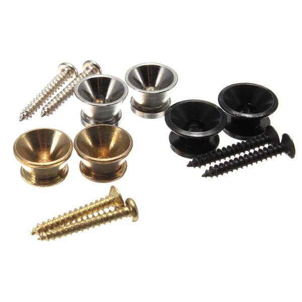 2xElectric Acoustic Guitar Bass Strap Button Screw Lock Pins Pegs
Pads Gold - Intl 2xElectric Acoustic Guitar Bass Strap Button Screw Lock Pins Pegs
Pads Gold - Intl