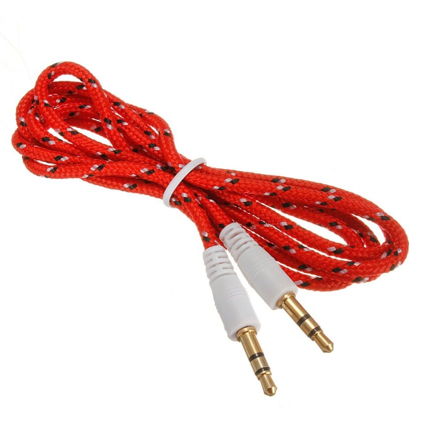 3.5mm Male to Male Stereo AUX Braided Car Cable Stereo Audio
Adapters MP3 ipod (Red) - Intl 3.5mm Male to Male Stereo AUX Braided Car Cable Stereo Audio
Adapters MP3 ipod (Red) - Intl