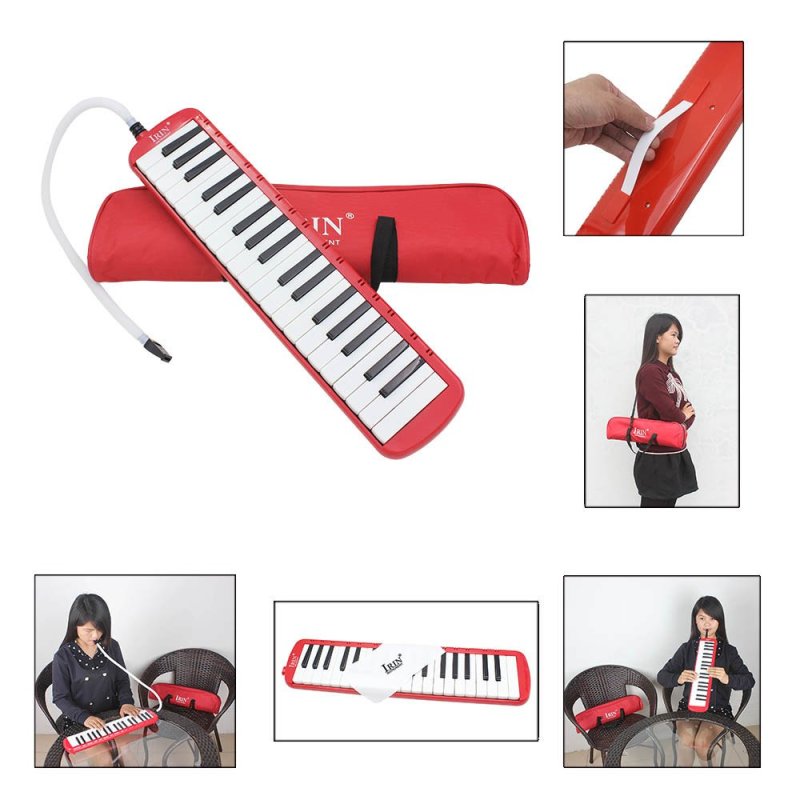 37 Piano Keys Melodica Pianica Musical Instrument with Carrying Bag
for Students Beginners Kids - intl
