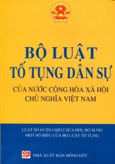 Bộ Luật Tố Tụng Dân Sự Của Nước Cộng Hòa Xã Hội Chủ
Nghĩa Việt Nam - Quốc Huy (Hệ thống hóa) Bộ Luật Tố Tụng Dân Sự Của Nước Cộng Hòa Xã Hội Chủ
Nghĩa Việt Nam - Quốc Huy (Hệ thống hóa)
