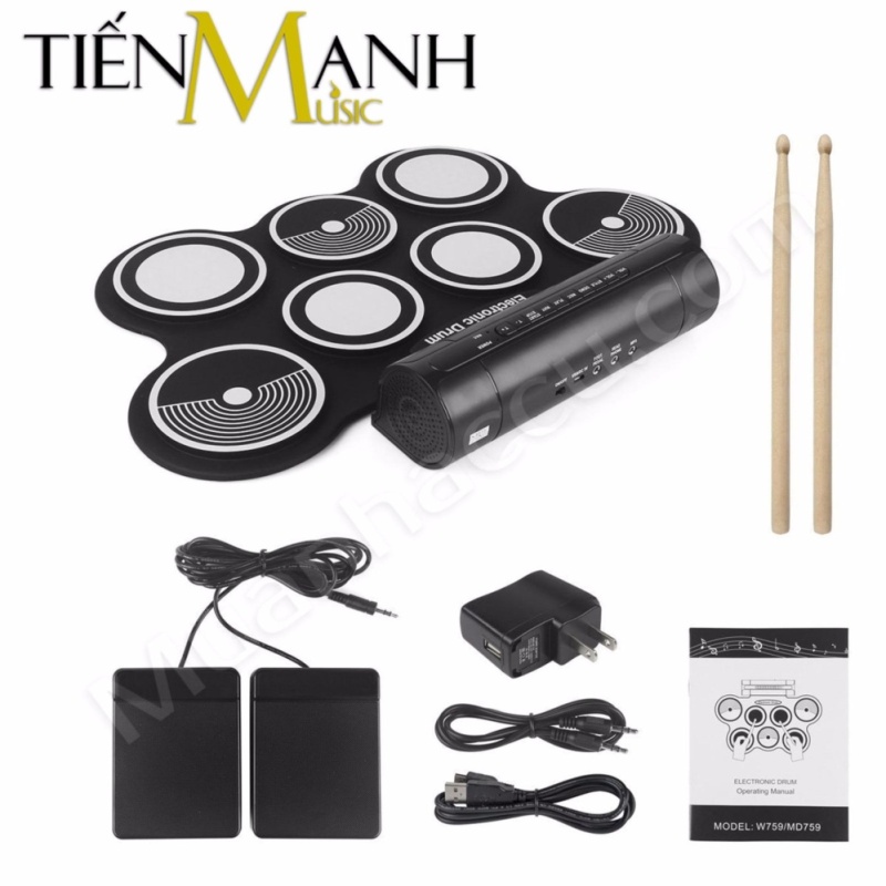 Bộ Trống điện tử Konix Portable Digital Drum W759