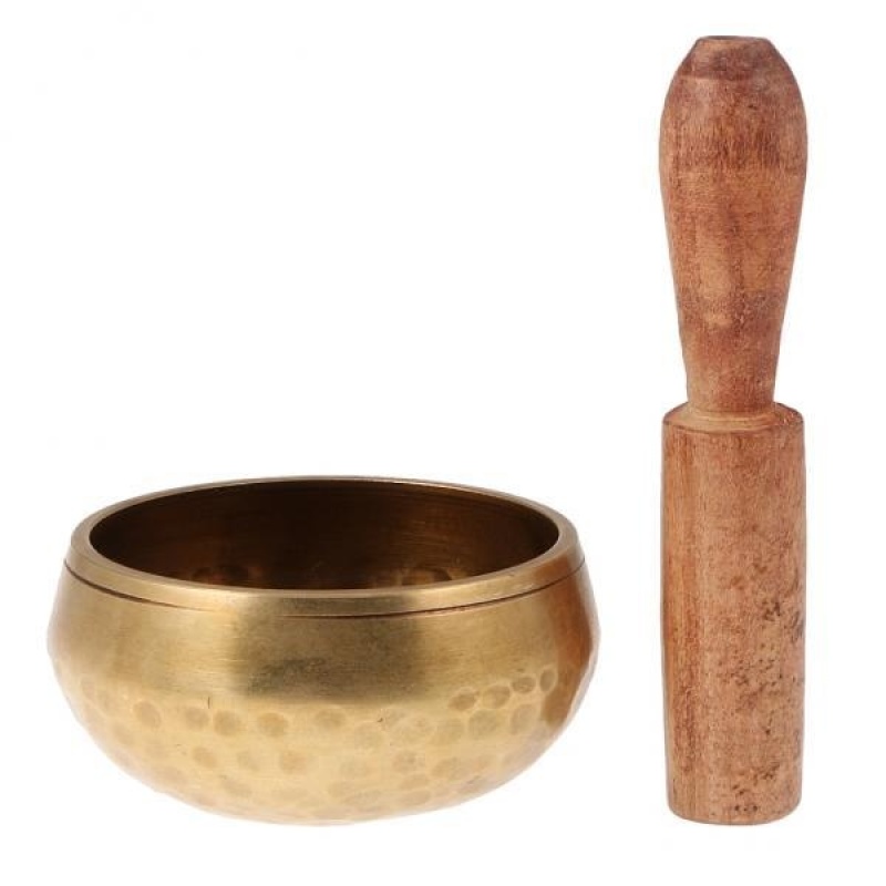 BolehDeals Tibetan Buddhist Yoga Meditation Brass Singing Bowl
10.5CM - intl