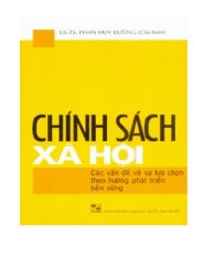 Chính sách xã hội - Các vấn đề và sự lựa chọn theo hướng phát triển
bền vững Chính sách xã hội - Các vấn đề và sự lựa chọn theo hướng phát triển
bền vững