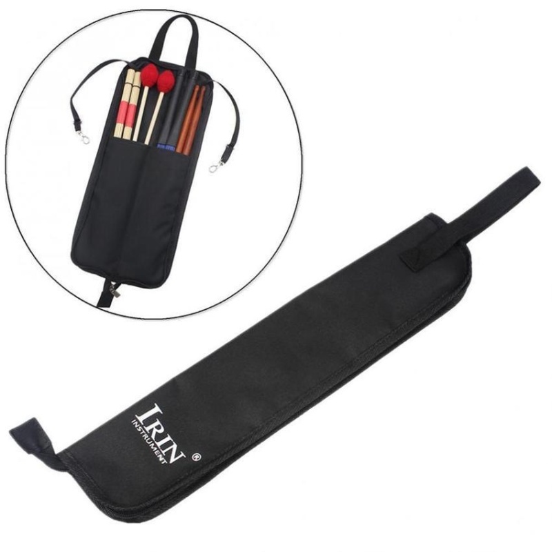 Cocotina IRIN Drum Stick Bag with Handy Strap Waterproof Drum Stick Case Cloth Design Black - intl