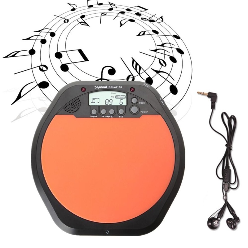 Digital Electronic Drum Pad for Training Practice Metronome - intl