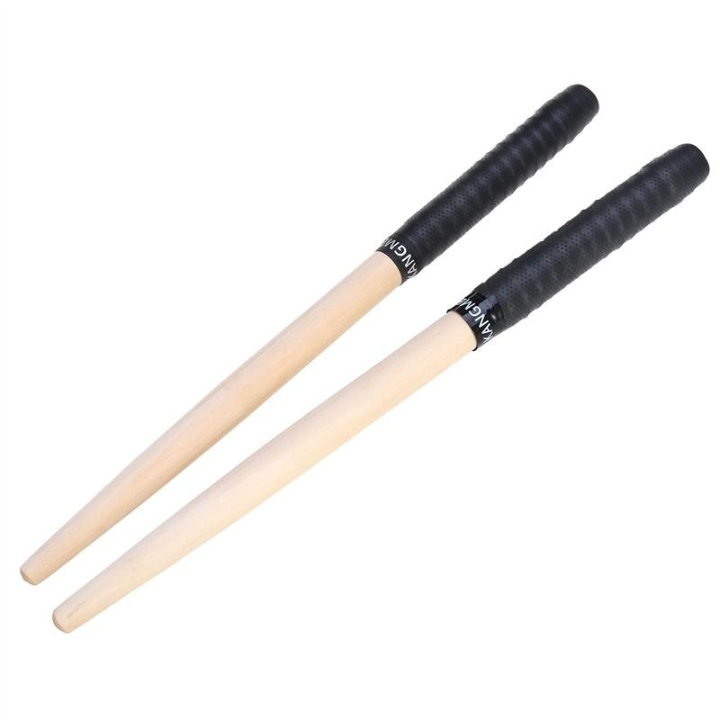 Media, Music Books Drum Accessories Pair Of 350*20Mm Maibachi Of Taiko Drum Master Drumsticks (Black) - intl