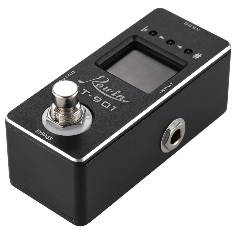 Mini Chromatic Guitar Tuner Pedal Effect True Bypass LCD Display Black - intl