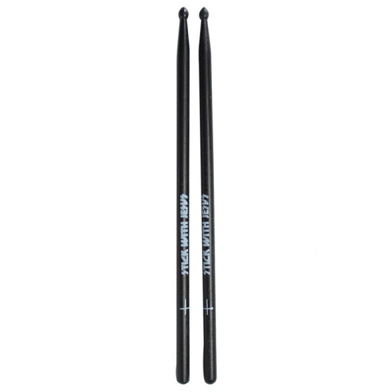 New Black Maple Wood Drum Sticks 5A Wood Tip Drumsticks 1 Pair -
intl