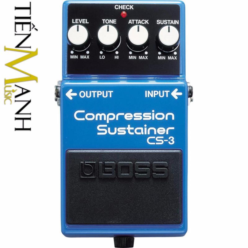 Phơ Guitar Boss Compression Sustainer CS-3 (Bàn đạp Fuzz Pedals
Effects)