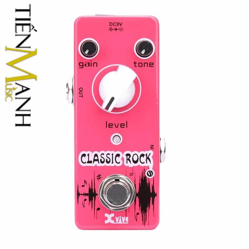 Phơ Guitar Xvive Analog Classic Rock Mid-Distortion V1 (Có Nguồn
xịn đi kèm - Bàn đạp Fuzz Pedals Effects)