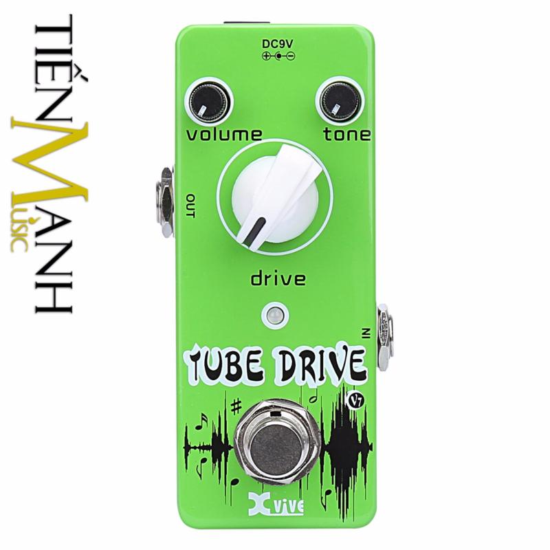 Phơ Guitar Xvive Analog Tube Drive V7 (Có Nguồn xịn đi kèm - Bàn
đạp Fuzz Pedals Effects)