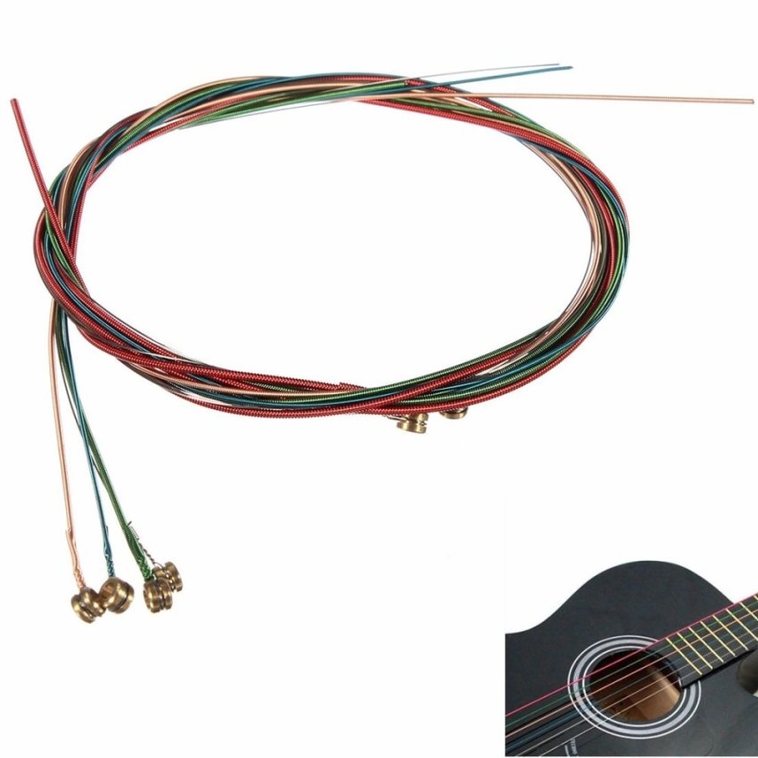 Rainbow Colorful Strings For Acoustic Classic Guitar 1M Accessories
6 Pcs - Intl Rainbow Colorful Strings For Acoustic Classic Guitar 1M Accessories
6 Pcs - Intl