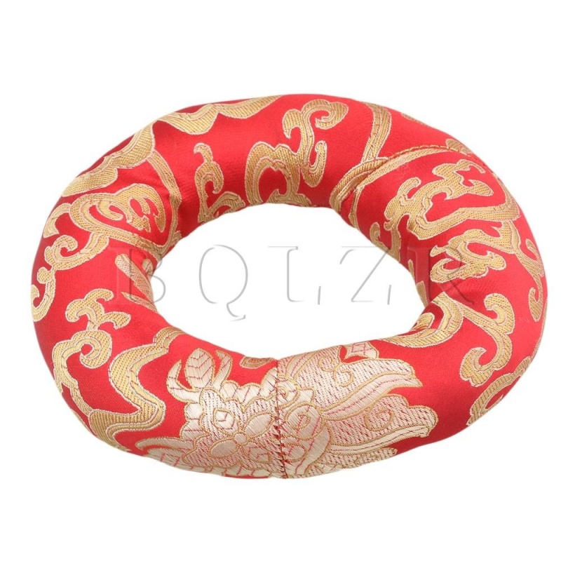 Silk Singing Bowl Cushion Pillow 15x3cm Big Size - intl