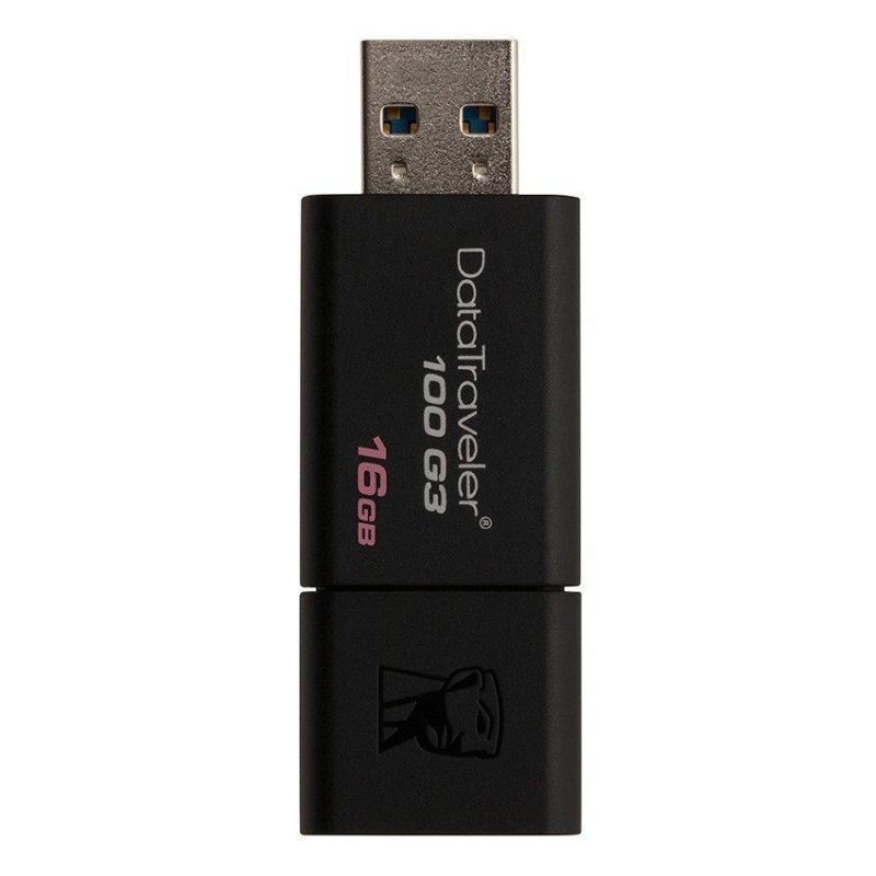 Mua USB 16GB Kingston DT100G3 (Đen) - Hãng phân phối chính thức