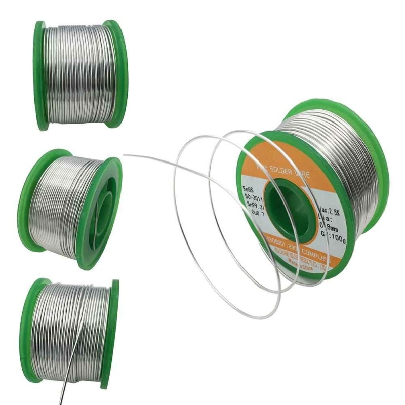 0.6/0.8/1.0mm 50g Rosin Core Solder Flux Tin Alloy Soldering
Welding Wire Reel - intl