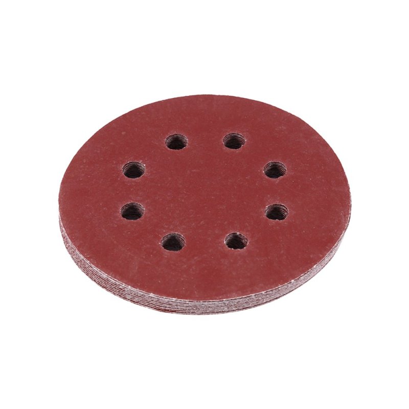 125mm Grinding Discs Red Sanding Discs 8 Hole Grit Sand
Papers(320#) - intl