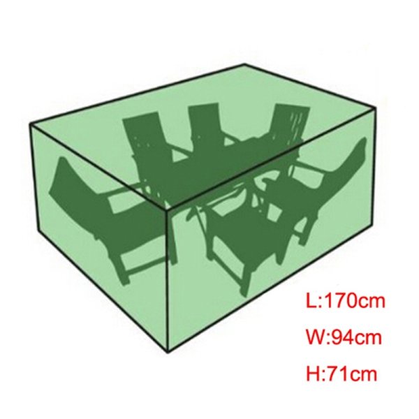 170x94x71cm Waterproof Outdoor Garden Patio Furniture Cover Table Chair Shelter - intl
