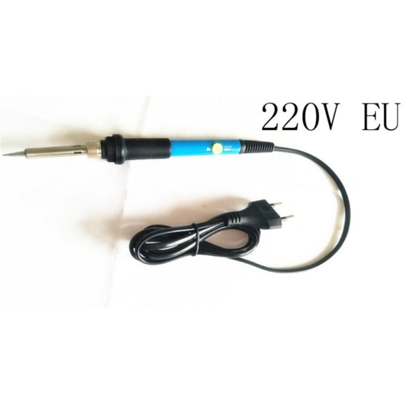 Bảng giá 60W Temperature Adjustable Electric Welding Solder Soldering Iron Soldering Tool Handle Heat Pencil Tool Whole Blue 220-EU - intl