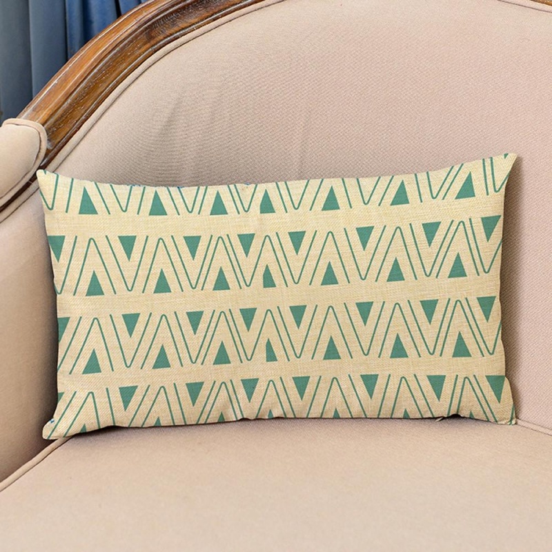 Bảng giá Geometric Lines Sofa Bed Home Decoration Festival Pillow Case Cushion Cover C - intl