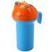 Baby Kids Cartoon Frog Style Bath Shower Water Rinse Cup Bathroom Hair Eye Shampoo Rinse Sprinkler Cup Blue - intl