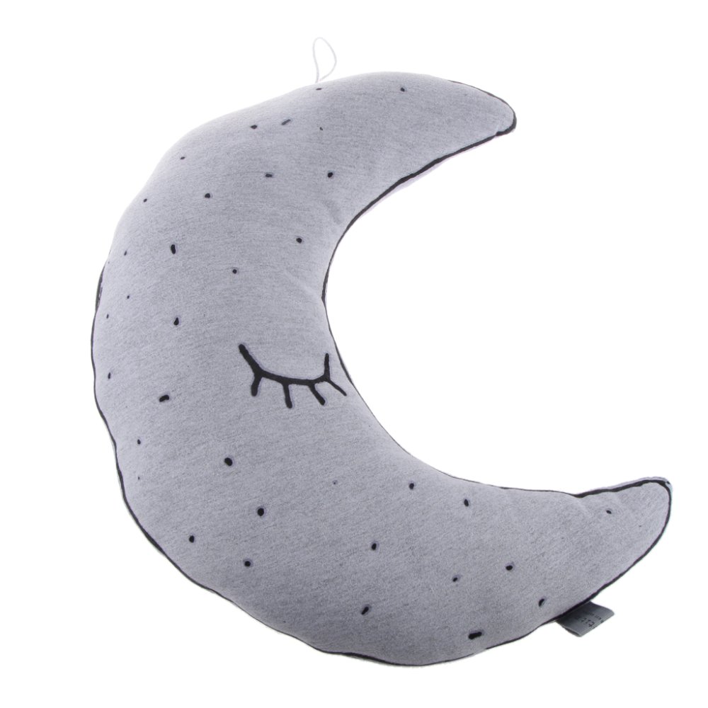 BolehDeals Luminous Moon Cushion Baby Comforter Toy Home Decor Glow In The Dark - Intl