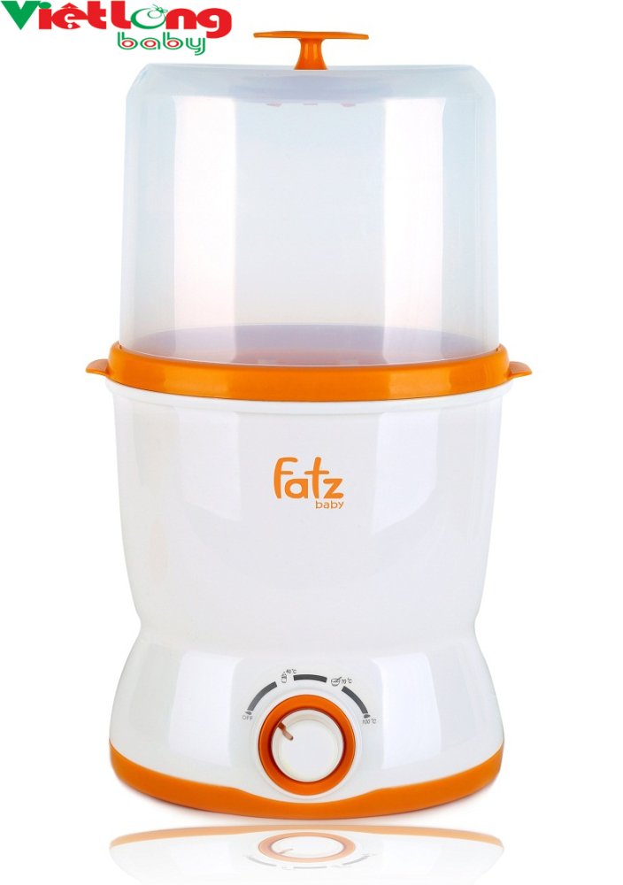 Máy hâm sữa 2 bình cổ rộng & tiệt trùng đồ dùng bằng hơi nước cao cấp Fatzbaby FB3019SL (Xuất xứ Hàn Quốc)
