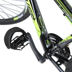 1 Pair Fixed Gear Fixie BMX Bike Anti-slip Double Adhesive Straps Pedal Strap Belt Black - intl