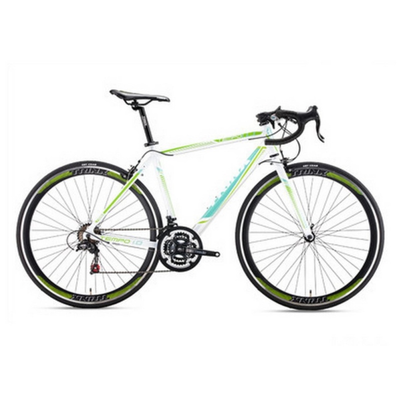 Mua Xe đạp đua TRINX TEMPO1.0 2017 ( Trắng xanh lá xanh dương )