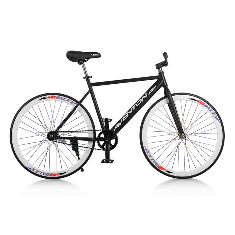 Phân phối Xe đạp Fixed Gear Single Aventon New 2018 (Đen phối trắng)