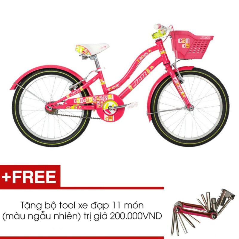 Mua Xe đạp JETT CANDY 2014 (Hồng) + Tặng 1 bộ Tool xe đạp 11 món màu sắc ngẫu nhiên