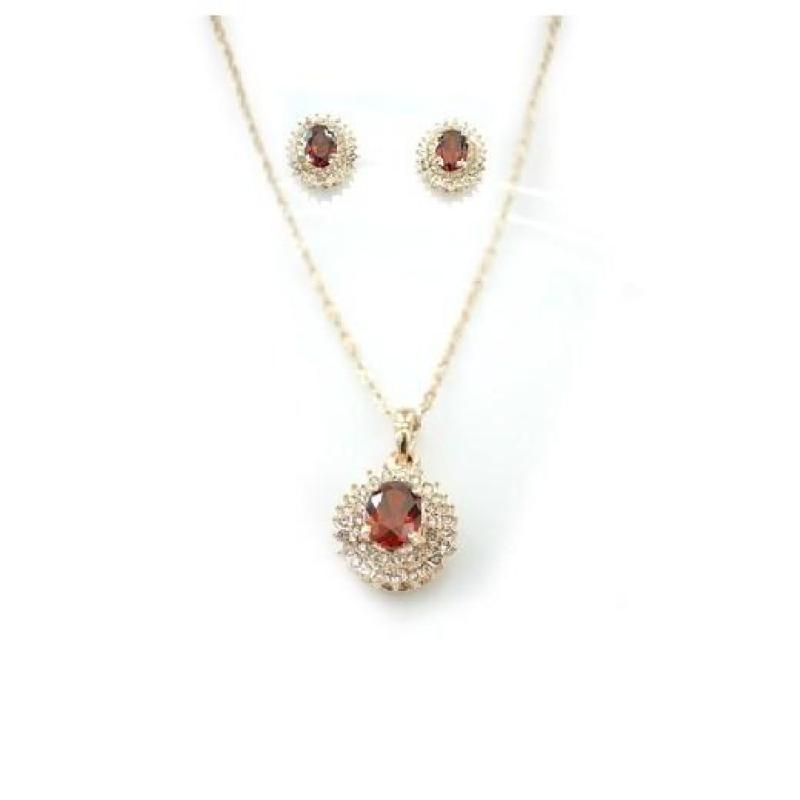 Bộ Nữ Trang Hoa Mặt Trời Đính Đá Swarovski Cao Cấp