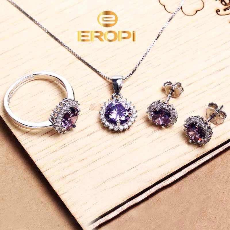 Bộ trang sức bạc Lucky Love - Eropi Jewelry