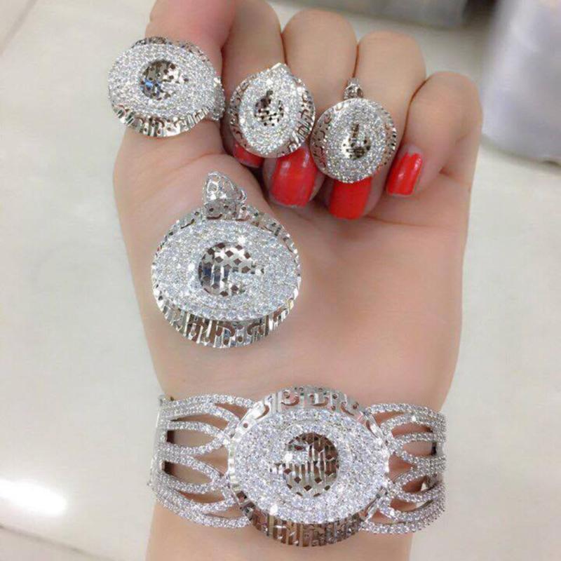 Bộ Trang Sức Xi Vàng 18K Cao Cấp Gadoshop