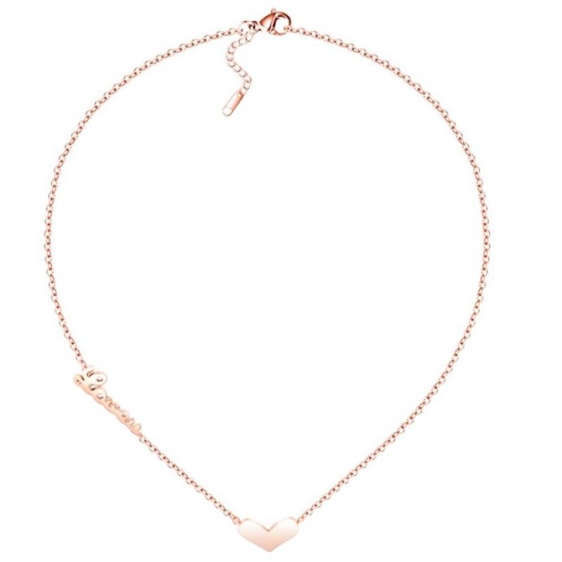 Dây chuyền bạc ý mạ vàng 14k - DC001