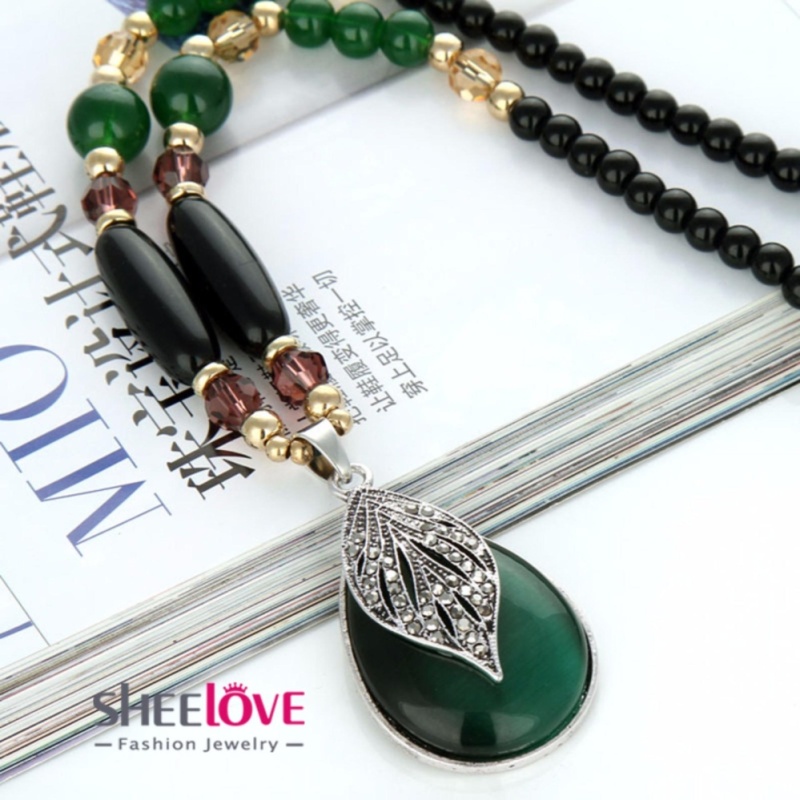 Dây chuyền dáng dài phong cách hoang dã đính đá thời trang cổ điển HKE-MYL5022