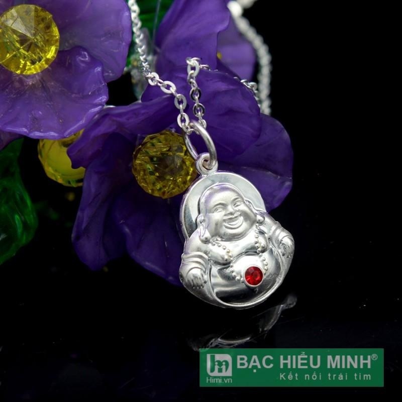 Dây chuyền và mặt dây chuyền BẠC HIỂU MINH dmd246 phật di lạc bạc ý