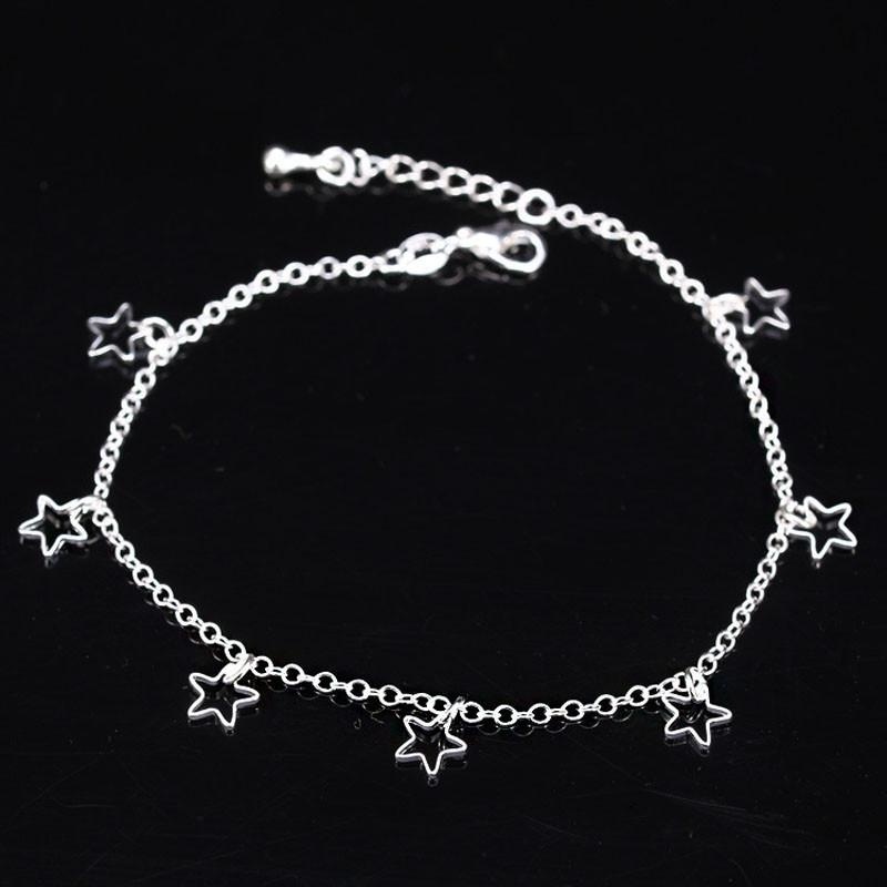 Sexy Women Five-pointed Star Ankle Chain Anklet Foot Jewelry Sandal Beach - intl