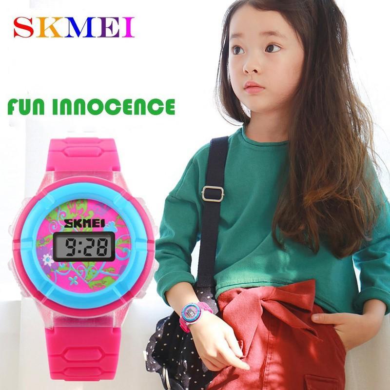 Đồng hồ trẻ em dành cho bé gái Skmei 1097 (màu hồng) bán chạy