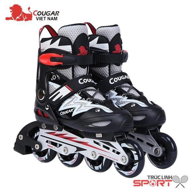 Phân phối Giầy trượt pati Cougar ghi đen size S(31-34 ), size M(33- 37), size L(37-42 )