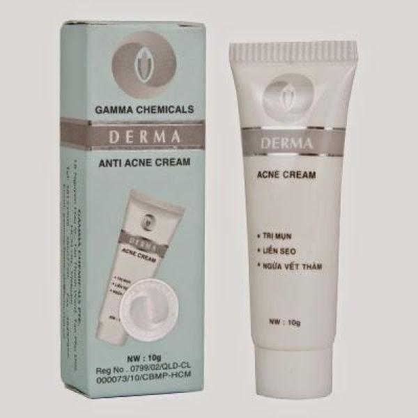 Bộ Gồm 2 Tube Derma Acness Cream Trị Mụn Liền Xẹo nhập khẩu