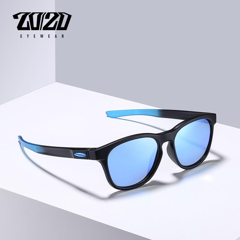 20/20 Brand Design New Sunglasses Men Unisex TR90 Polarized Blue Vintage Eyewear Sun Glasses