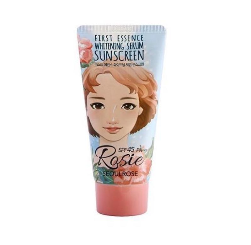 Kem chống nắng Rosie First Essence Whitening Serum Suncreen SPFF45 PA+++ nhập khẩu
