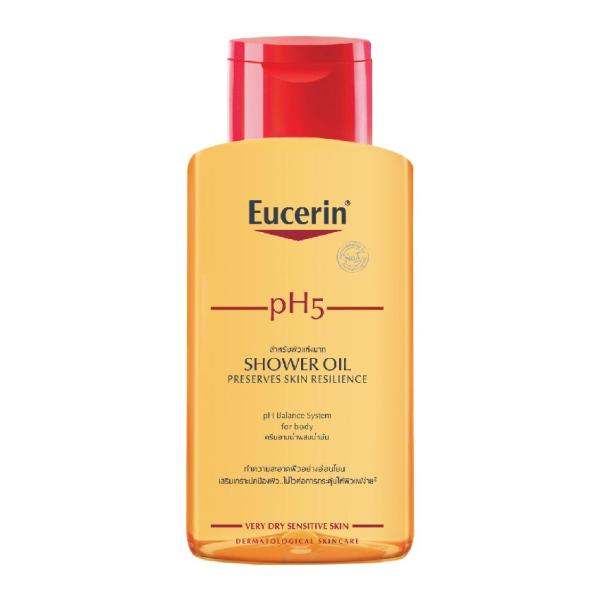Dầu tắm cho da khô và nhạy cảm Eucerin pH5 Shower oil 200ml nhập khẩu