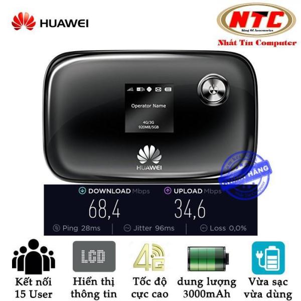 Bảng giá Phát wifi cao cấp từ sim 4G Huawei E5776s-32 tốc độ cực mạnh - có màn hình LCD (đen) Phong Vũ