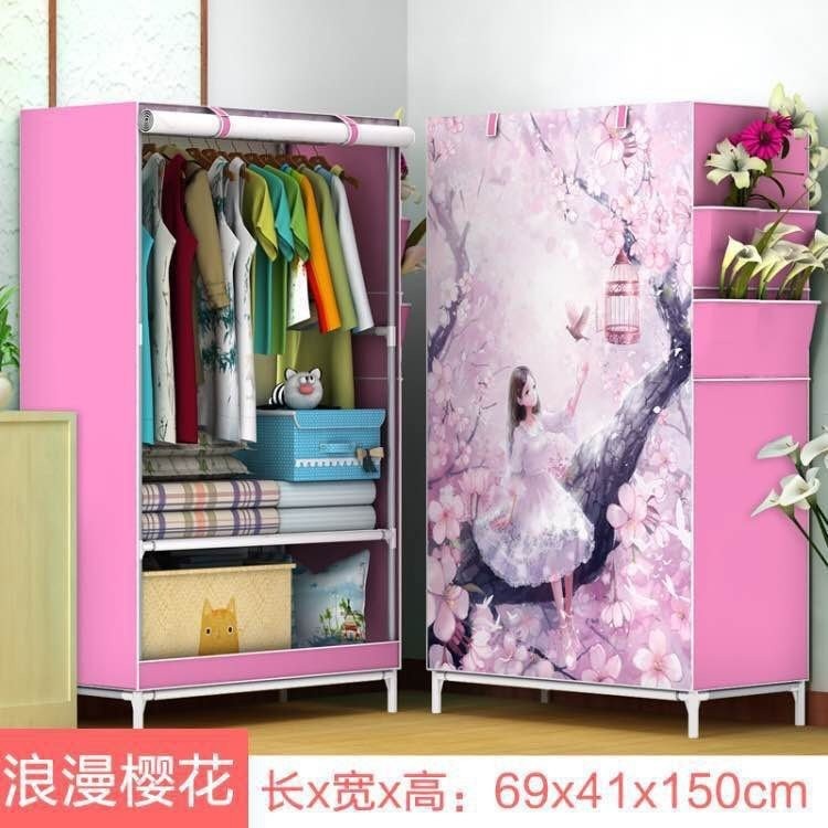 Tủ vải 3D 1 buồng 2 ngăn 3