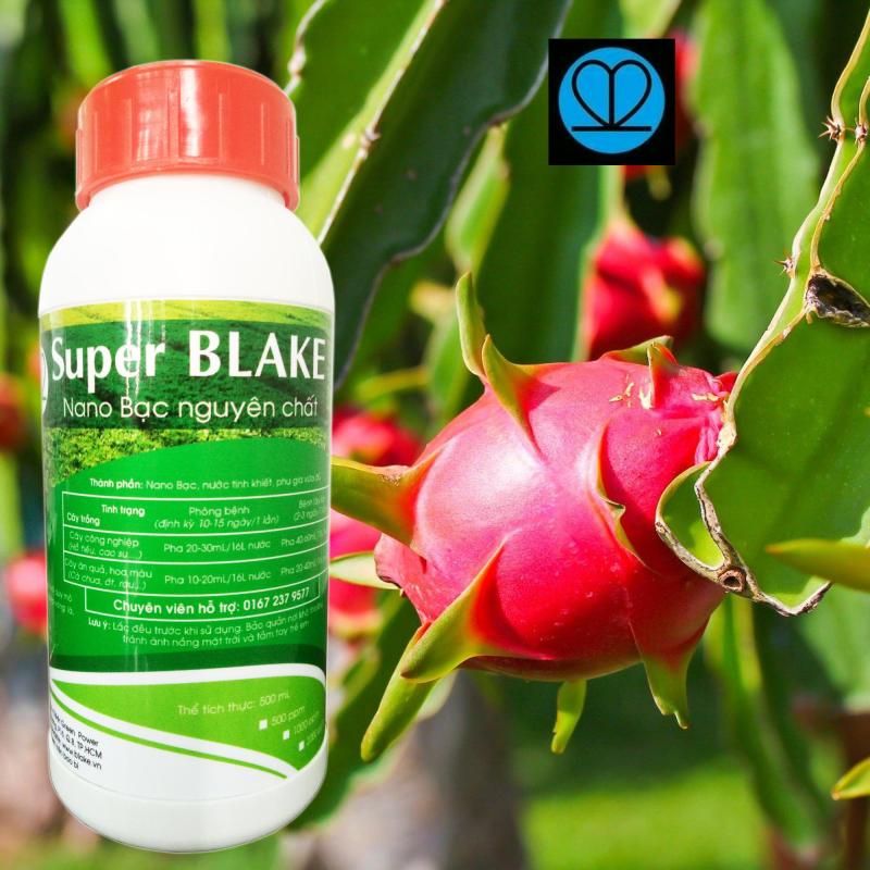 Nano Bạc nguyên chất Supper BLAKE (500mL, 1000ppm) - chữa trị và ngăn ngừa bệnh đốm trắng (đốm nâu, bệnh tắc kè), nhũn bông và trái...