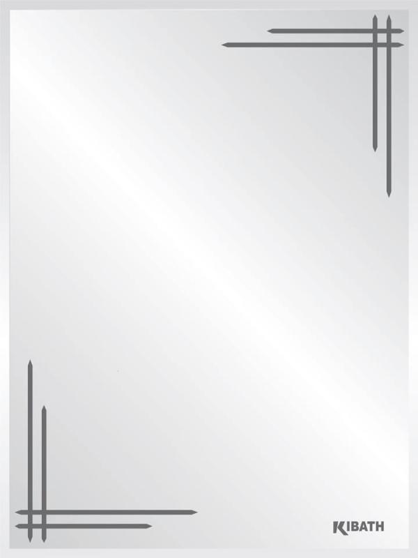 Gương soi cao cấp KIBATH 450x600mm – TT-206