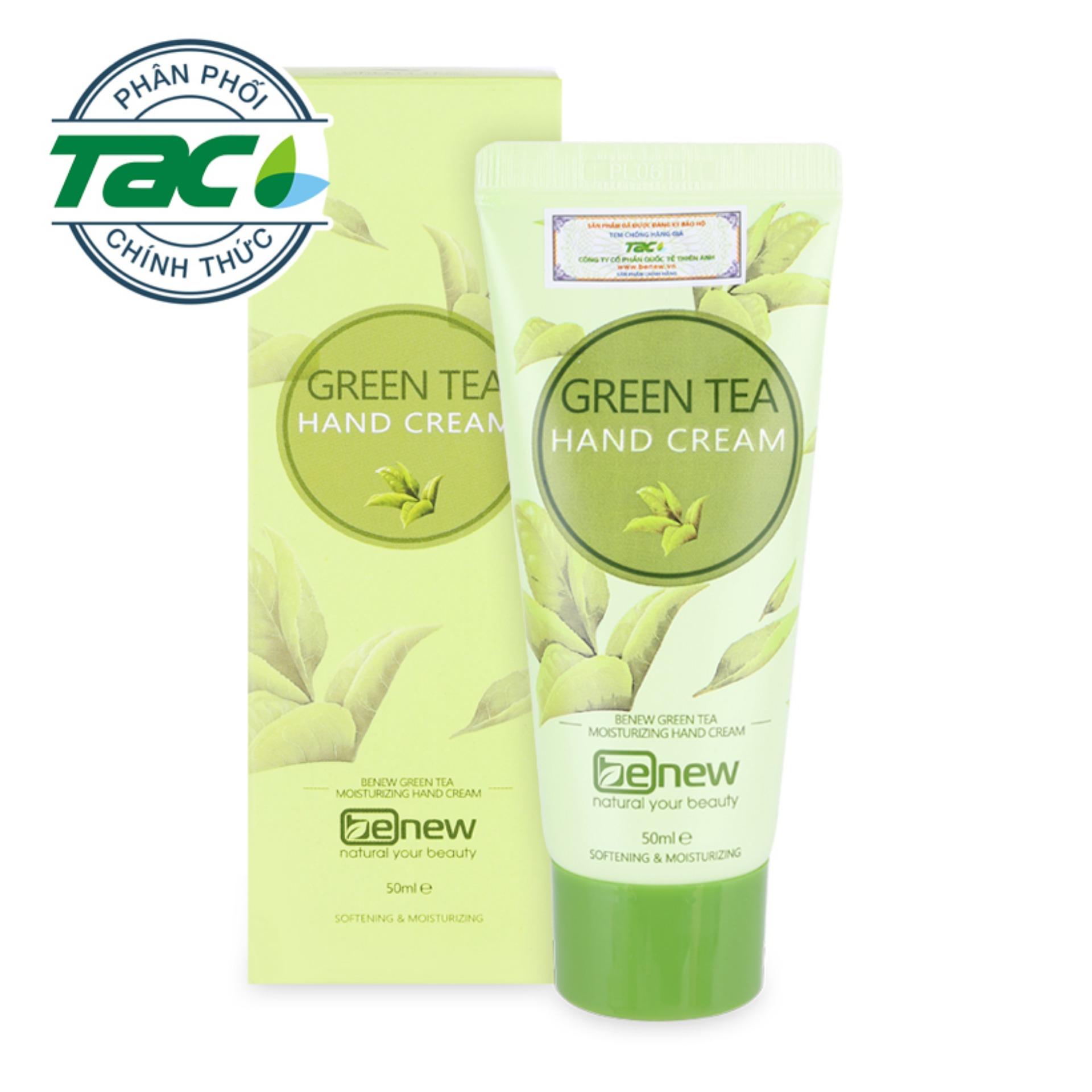 Kem dưỡng da tay Benew Green Tea Hand Cream 50ml