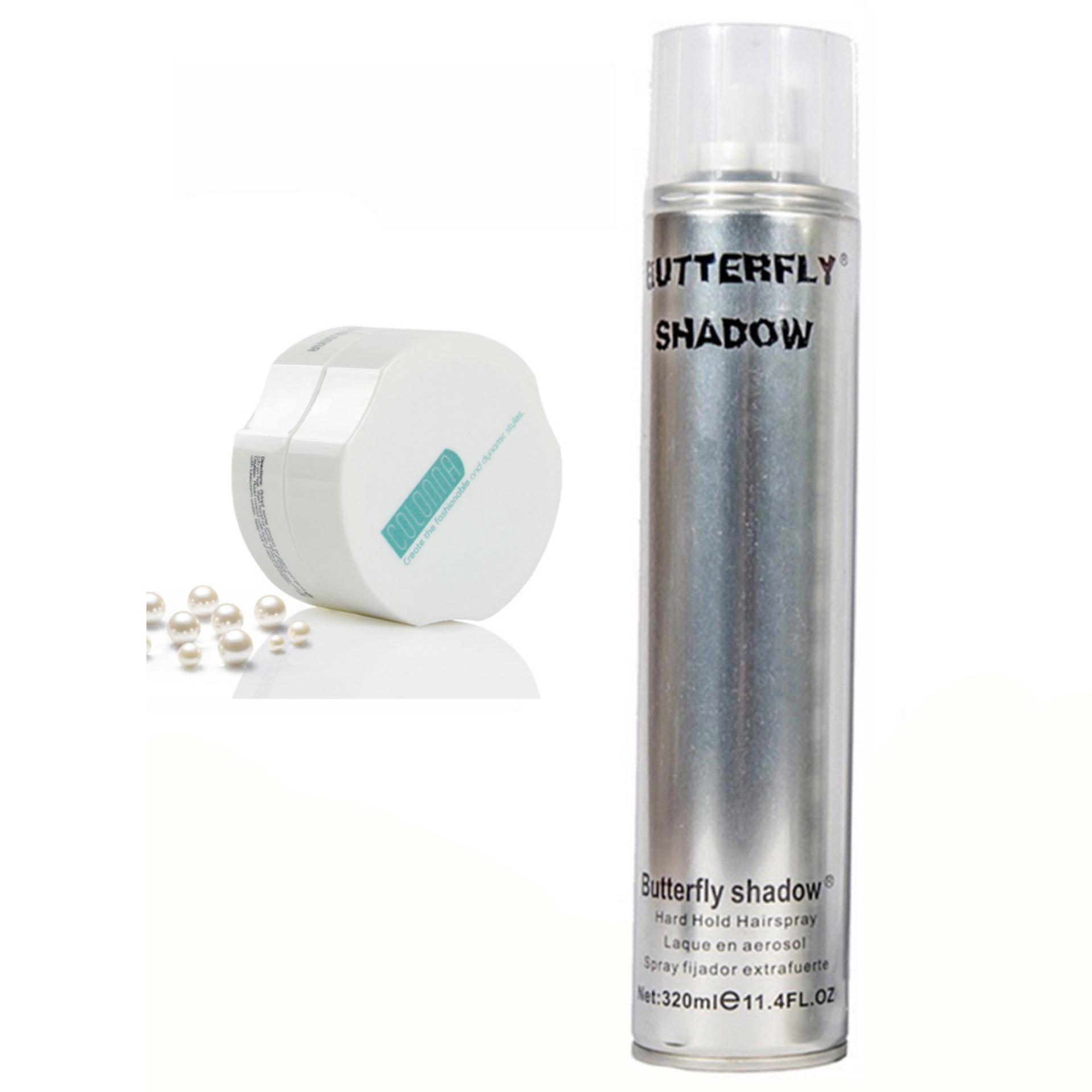 Combo Gôm Shadow + Sáp Vuốt Tóc Colonna Nam