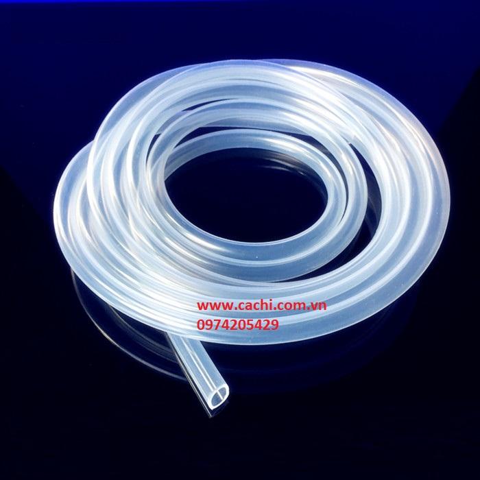 Ống silicone trong suốt 4x6mm - Bộ 5 mét nhập khẩu
